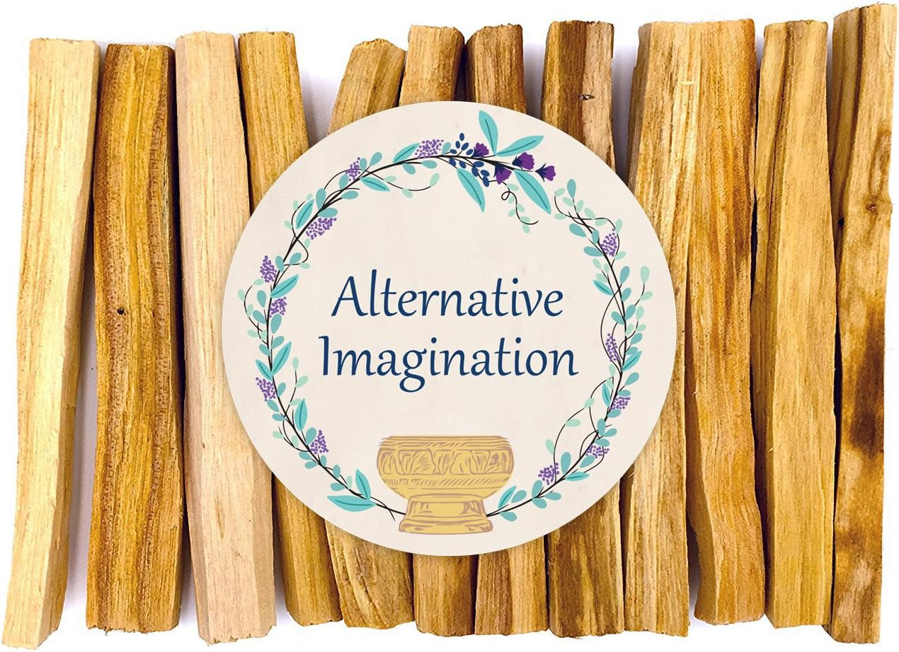 Palo Santo - Incense Sticks for Stress Relief, Spiritual Cleansing, Home Purification, Healing, Meditation, Gifts - Aromatic Holy Wood Incense - 100% Natural, Sustainable, Wild Harvested. (Pack of 12)